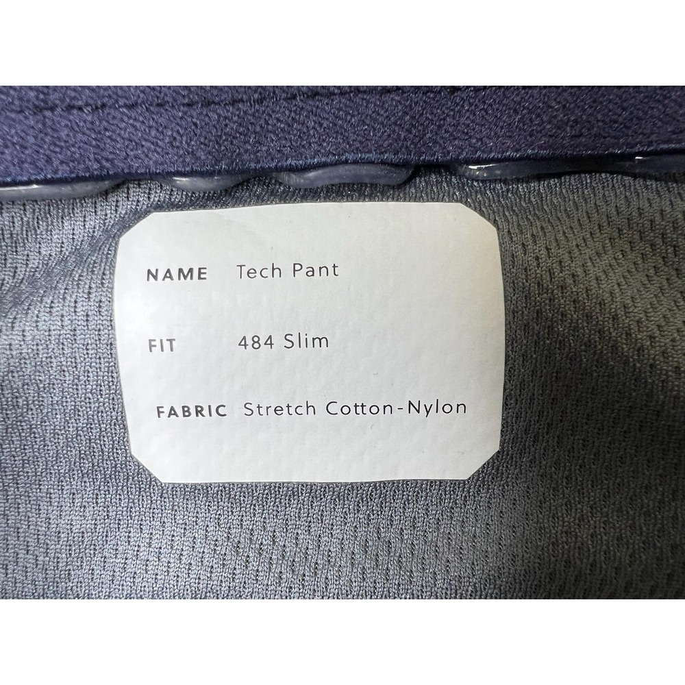 J.Crew Oarsman Pants Mens 34x34 Blue Tech Pant 484 Slim Fit Stretch Chino - Picture 5 of 13